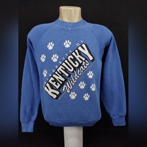 Vintage 90's Fruit Of The Loom Printed Sweatshirt University Of Kentucky,Sz:L.